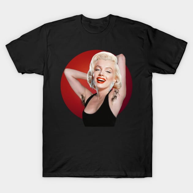 Marilyn Monroe Armpits T-Shirt by Zbornak Designs